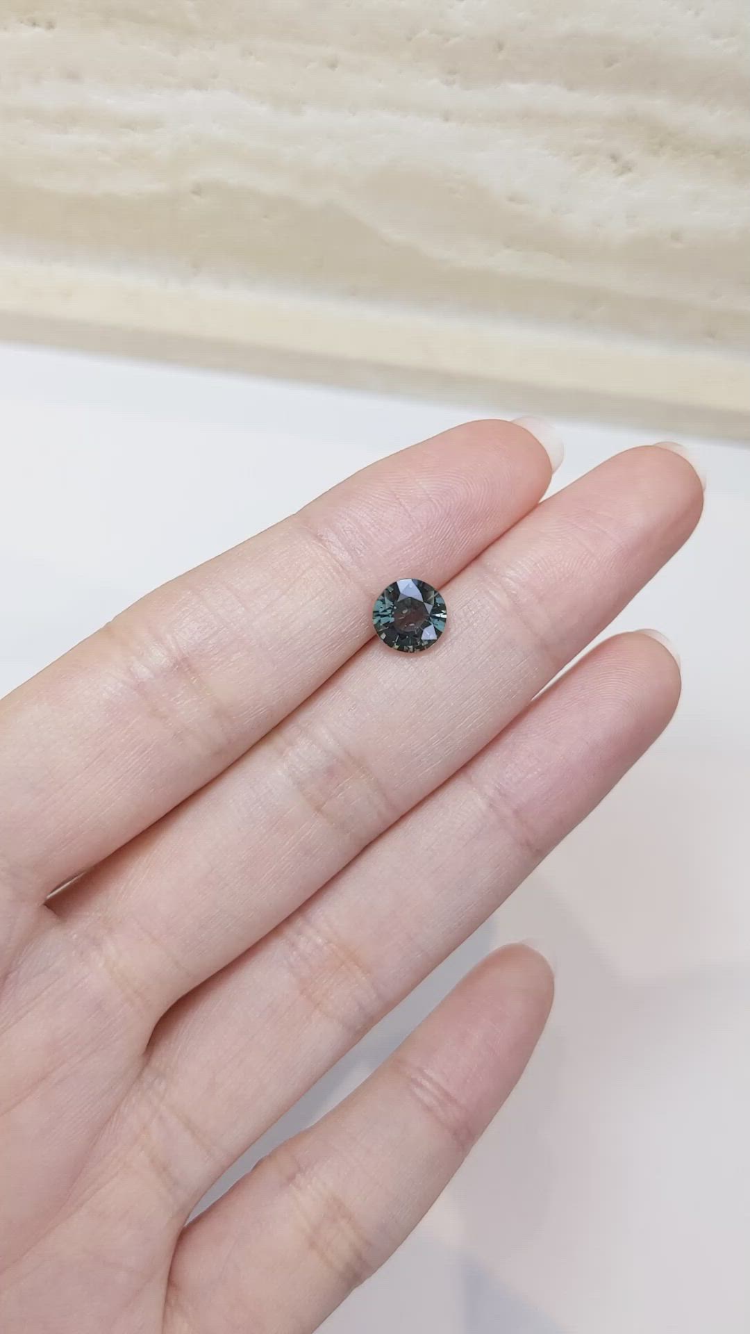 1.74 Ct. Color Change Sapphire from Ceylon (Sri Lanka) Size Video