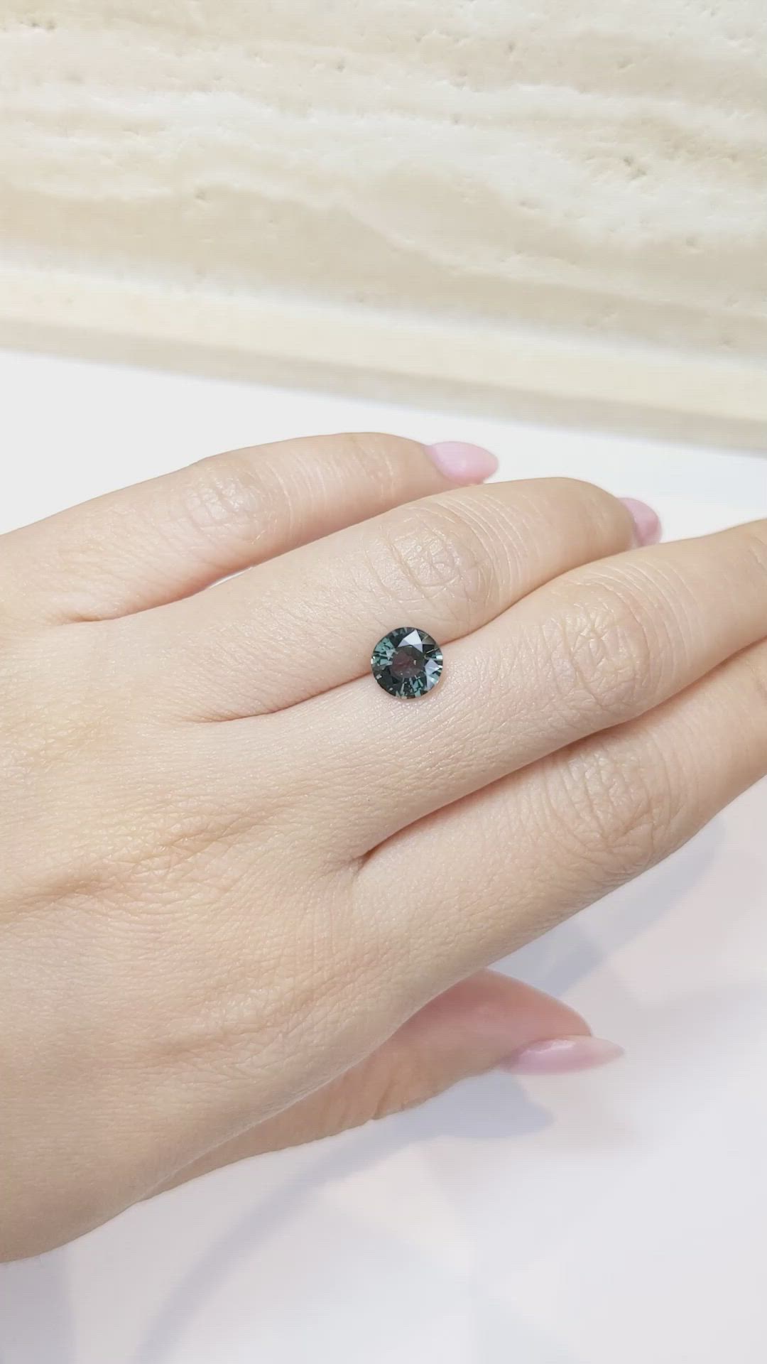 1.74 Ct. Color Change Sapphire from Ceylon (Sri Lanka) Size Video