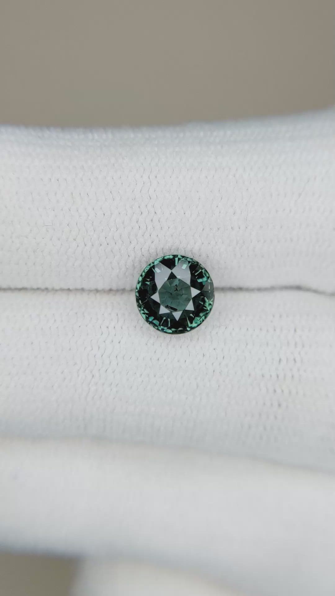 1.88 Ct. Bluish Green Sapphire from Ceylon (Sri Lanka) Size Video