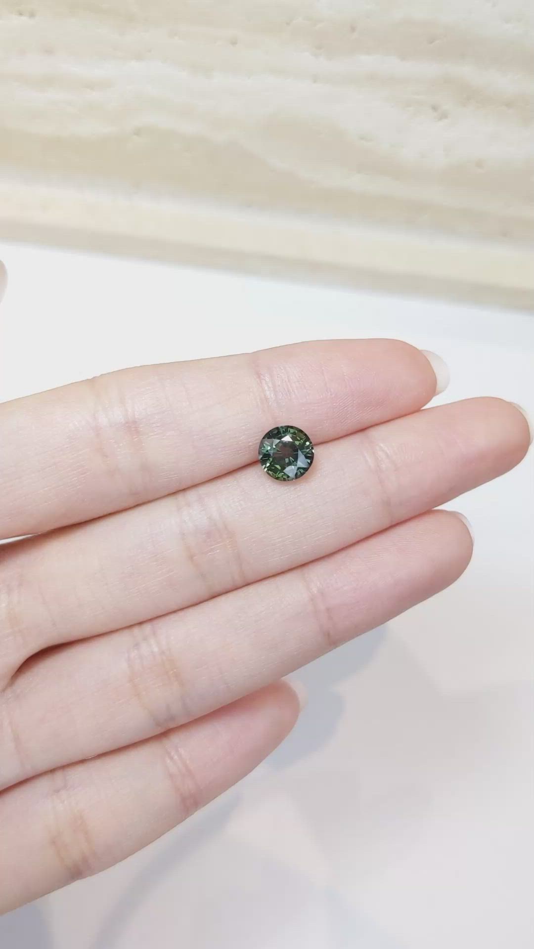 2.29 Ct. Color Change Sapphire from Ceylon (Sri Lanka) Size Video