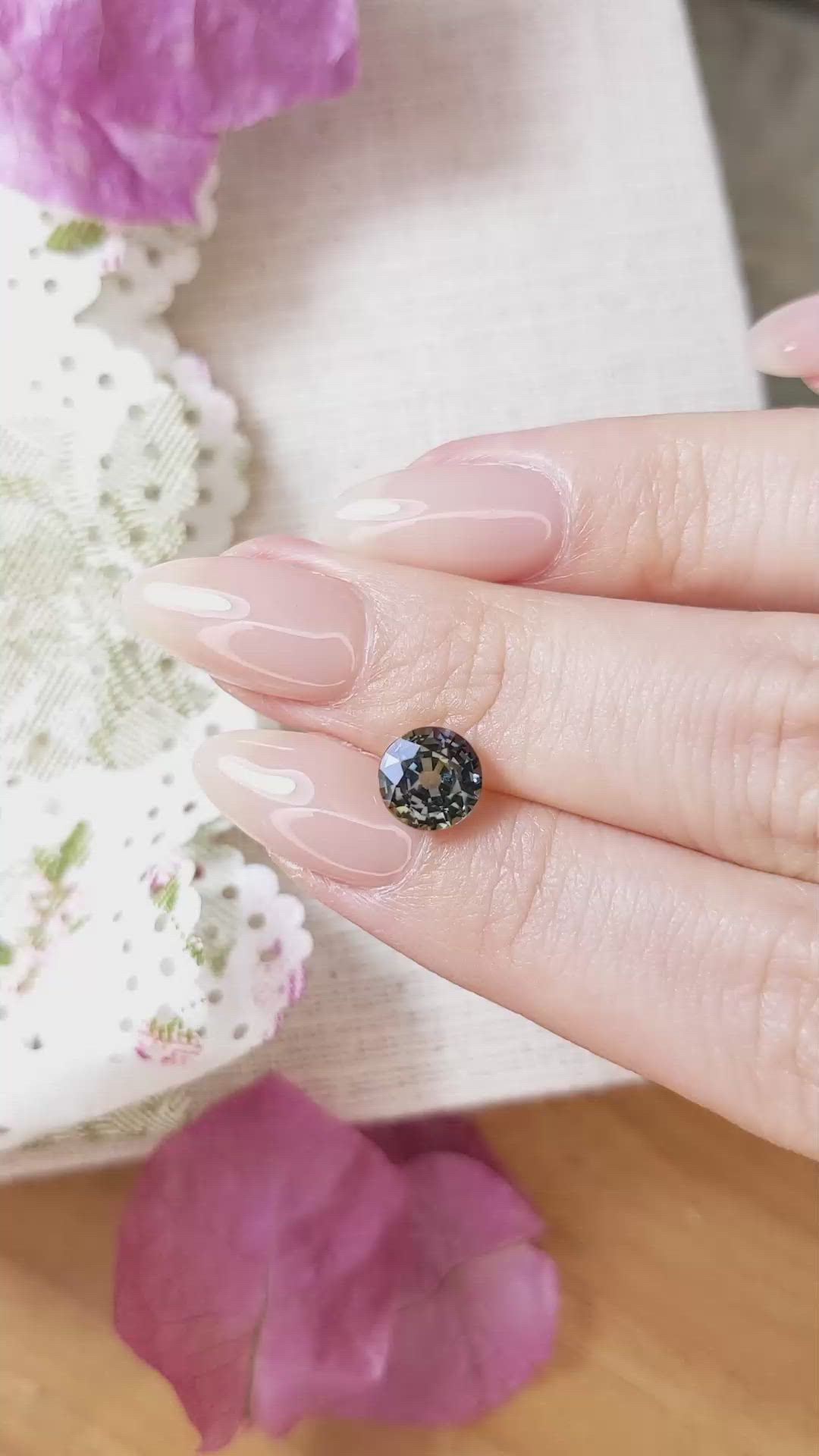 2.13 Ct. Color Change Sapphire from Ceylon (Sri Lanka) Size Video