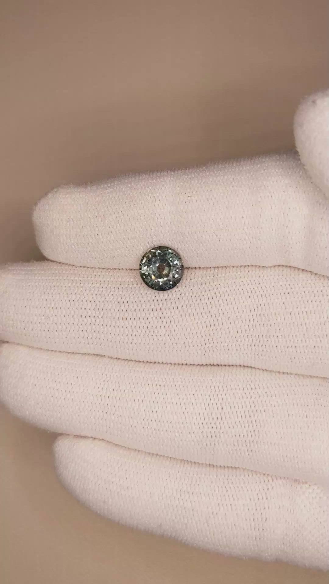2.13 Ct. Color Change Sapphire from Ceylon (Sri Lanka) Size Video