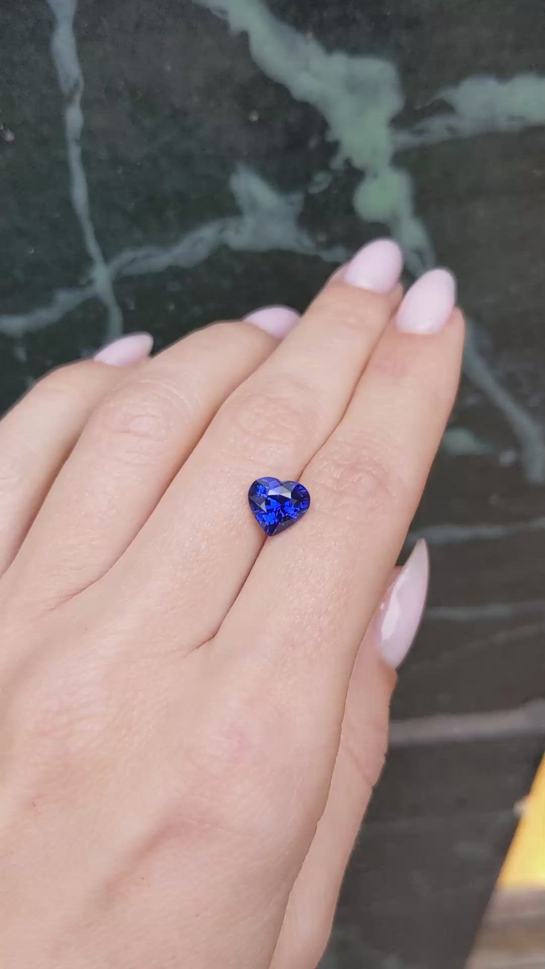 2.53 Ct. Blue Sapphire from Ceylon (Sri Lanka) Size Video