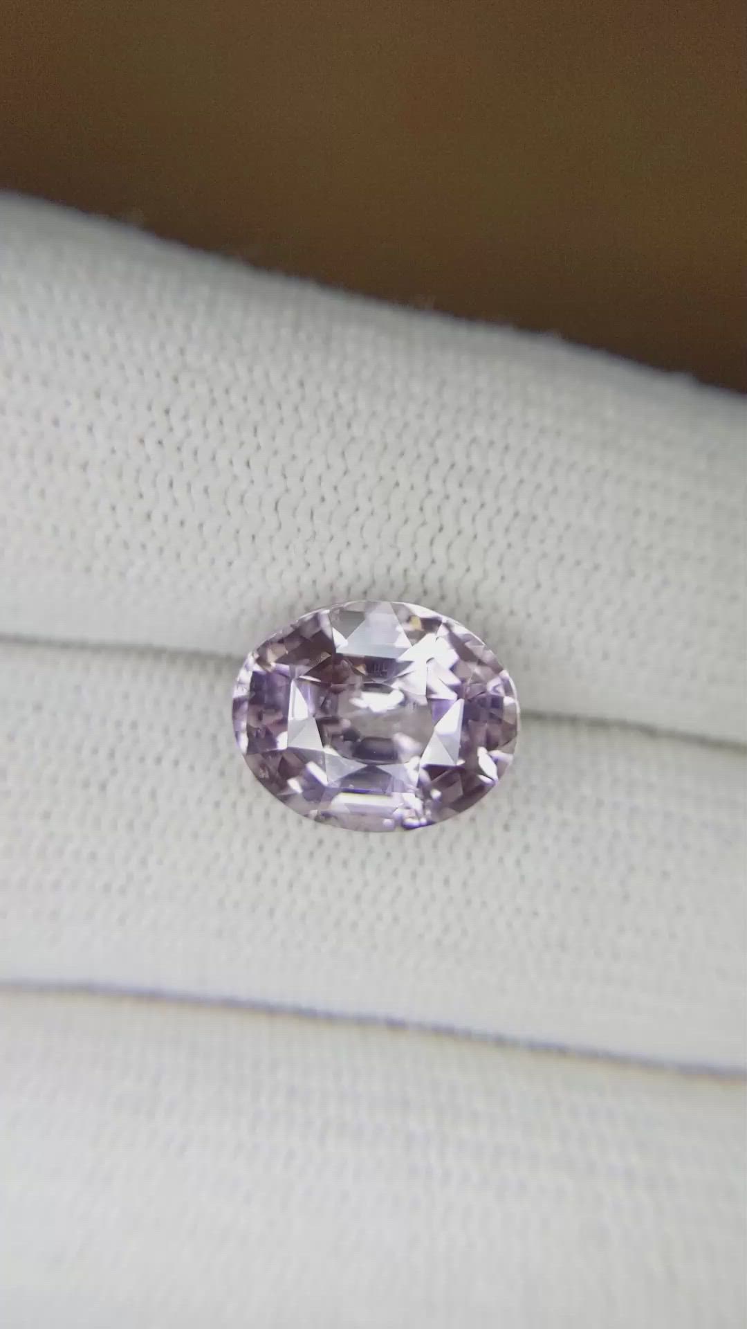 5.69 Ct. Pink Sapphire from Ceylon (Sri Lanka) Size Video