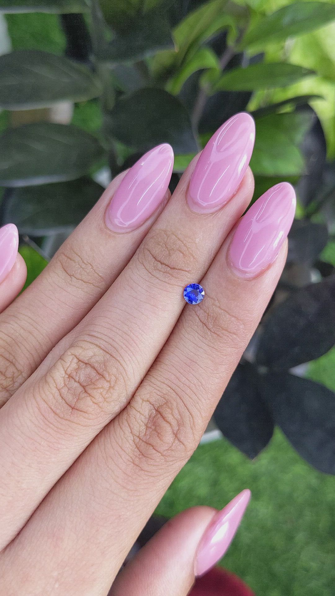 0.32 Ct. Color Change Sapphire from Ceylon (Sri Lanka) Size Video