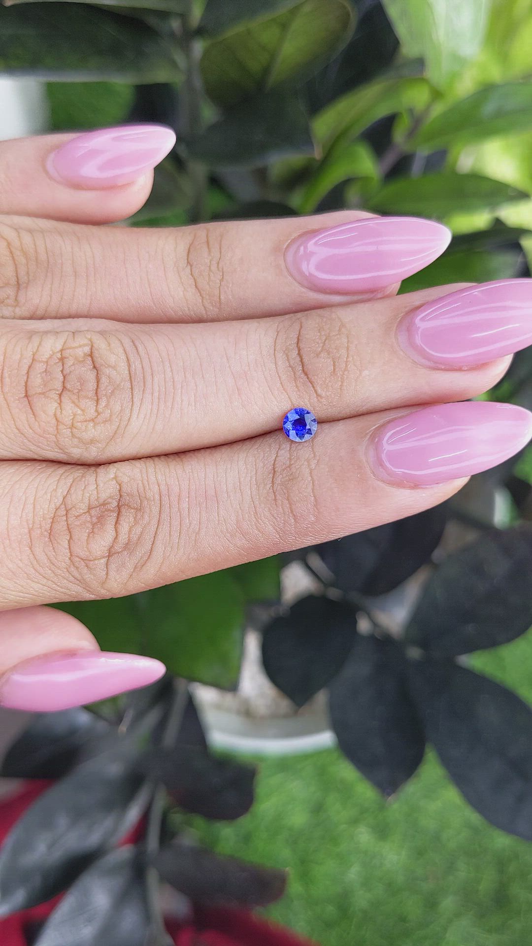 0.32 Ct. Color Change Sapphire from Ceylon (Sri Lanka) Size Video