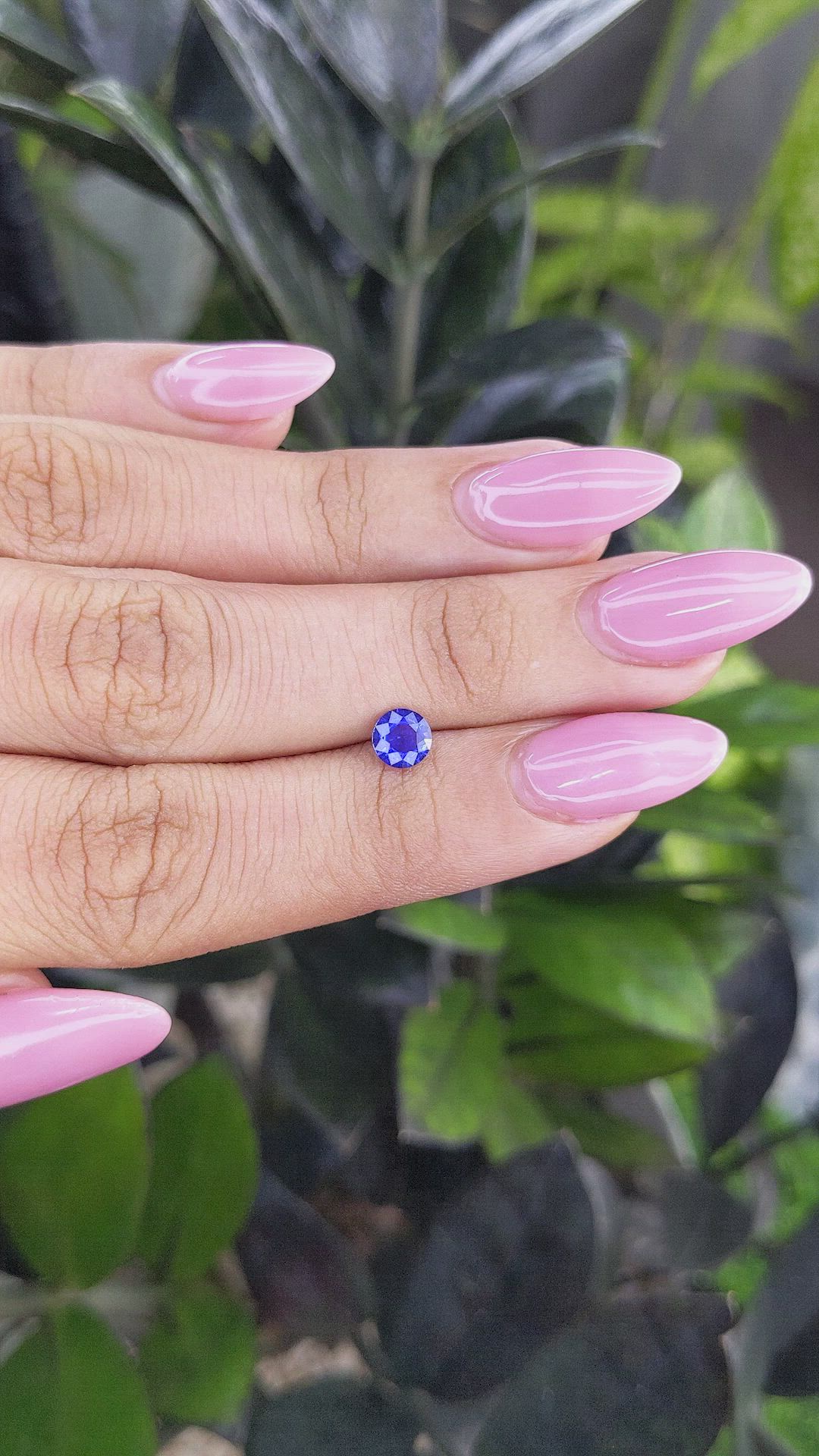 0.69 Ct. Color Change Sapphire from Ceylon (Sri Lanka) Size Video