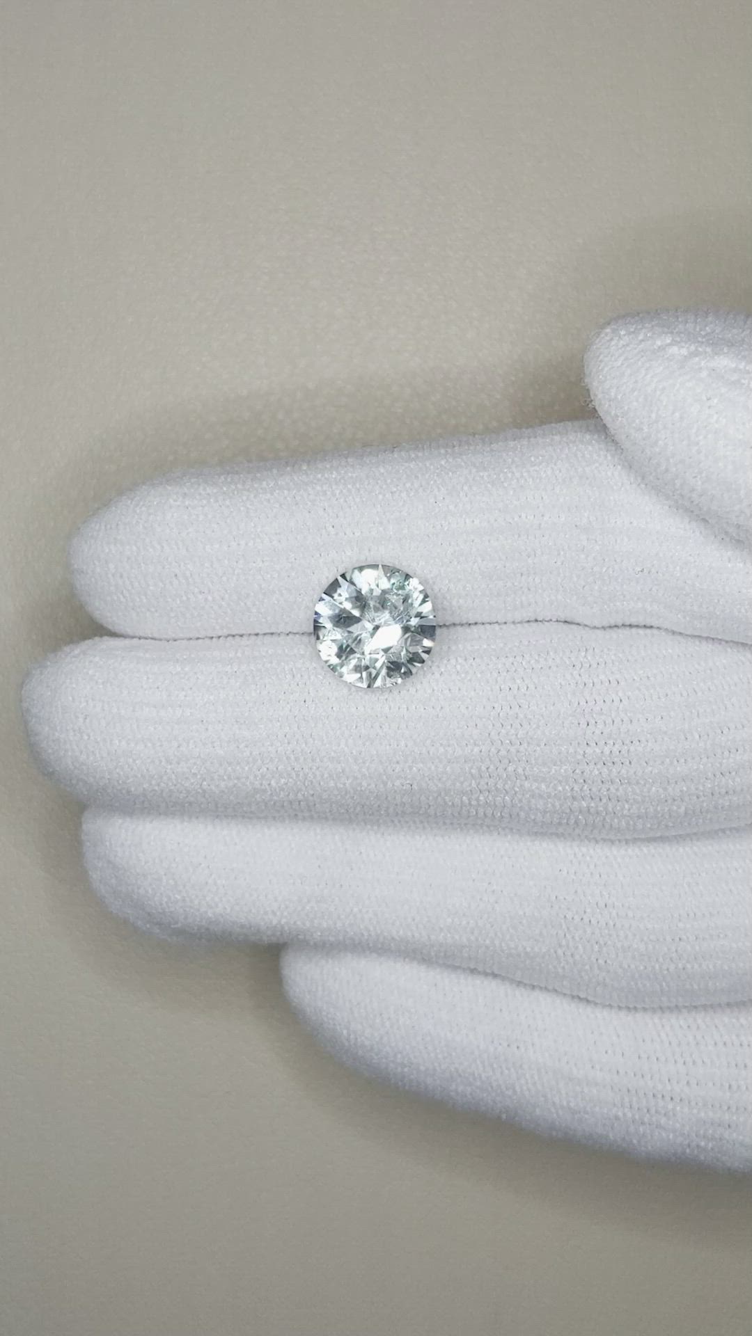 3.32 Ct. Bluish Green Sapphire from Ceylon (Sri Lanka) Size Video