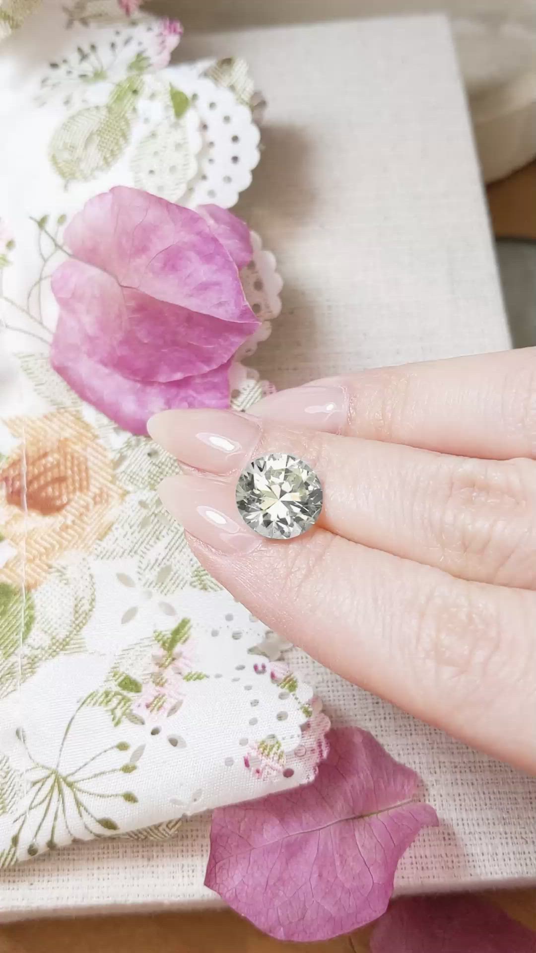 7.52 Ct. Green Sapphire from Ceylon (Sri Lanka) Size Video