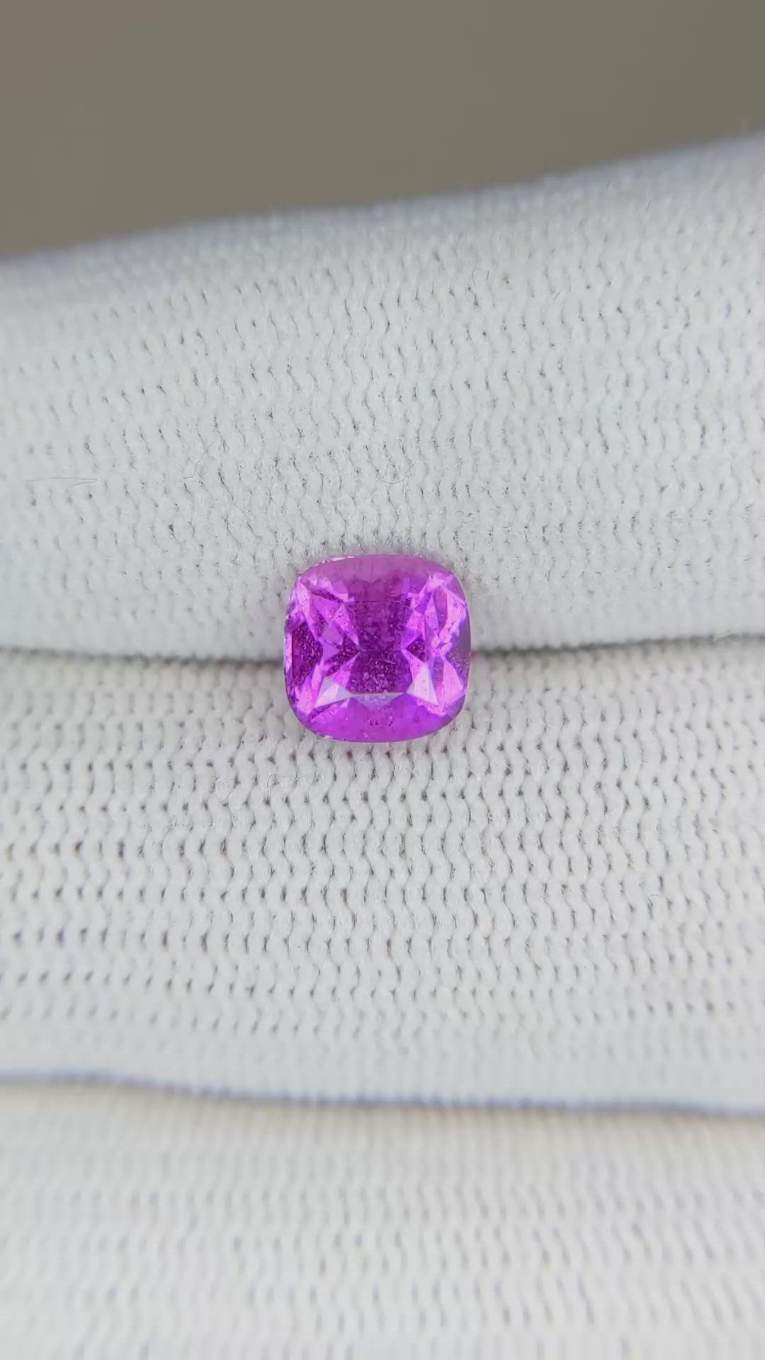 2.01 Ct. Pink Sapphire from Ceylon (Sri Lanka) Size Video