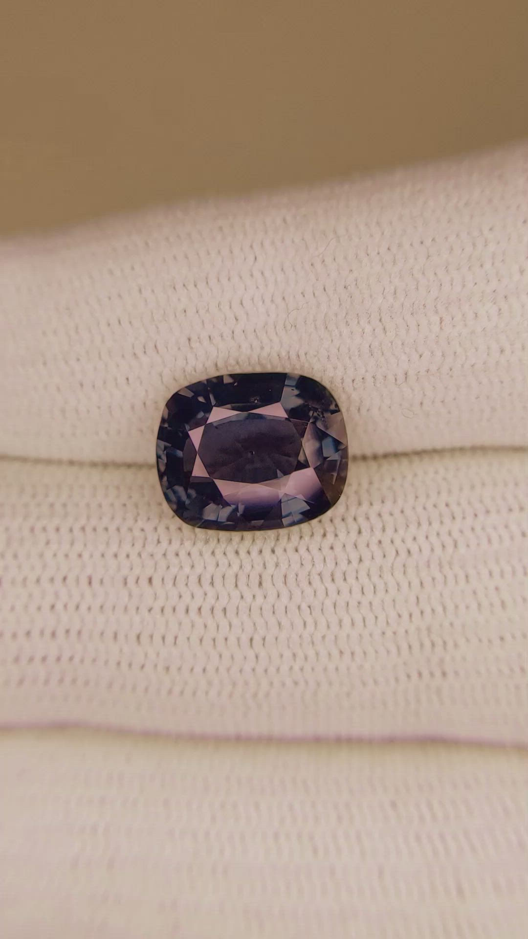 5.38 Ct. Color Change Sapphire from Ceylon (Sri Lanka) Size Video