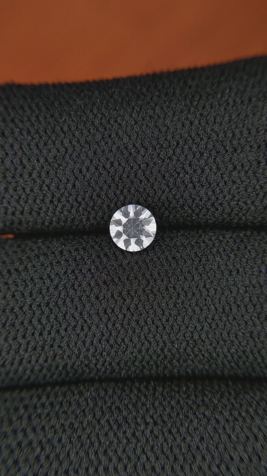 0.55 Ct. White Sapphire from Ceylon (Sri Lanka) Size Video