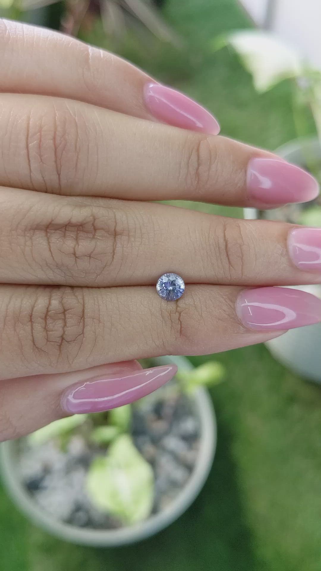 0.61 Ct. Blue Sapphire from Ceylon (Sri Lanka) Size Video