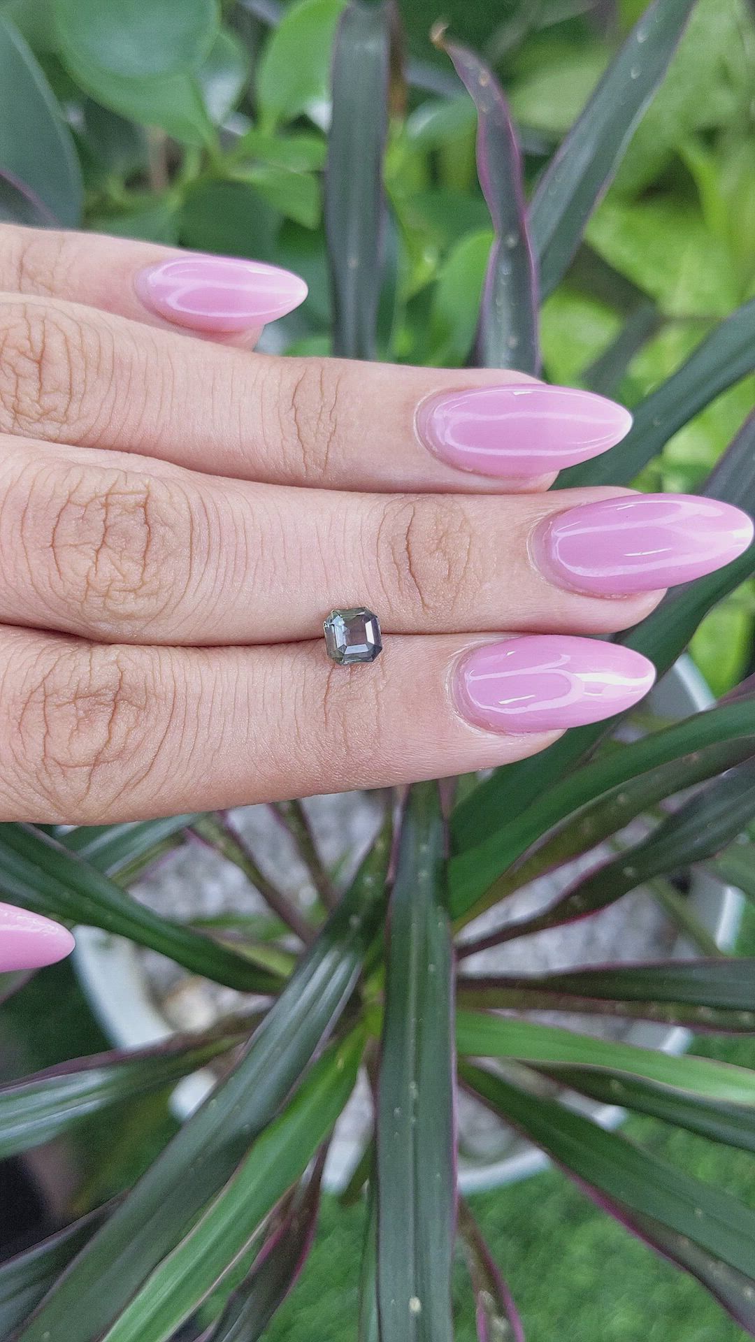 0.93 Ct. Greenish Brown Sapphire from Madagascar Size Video