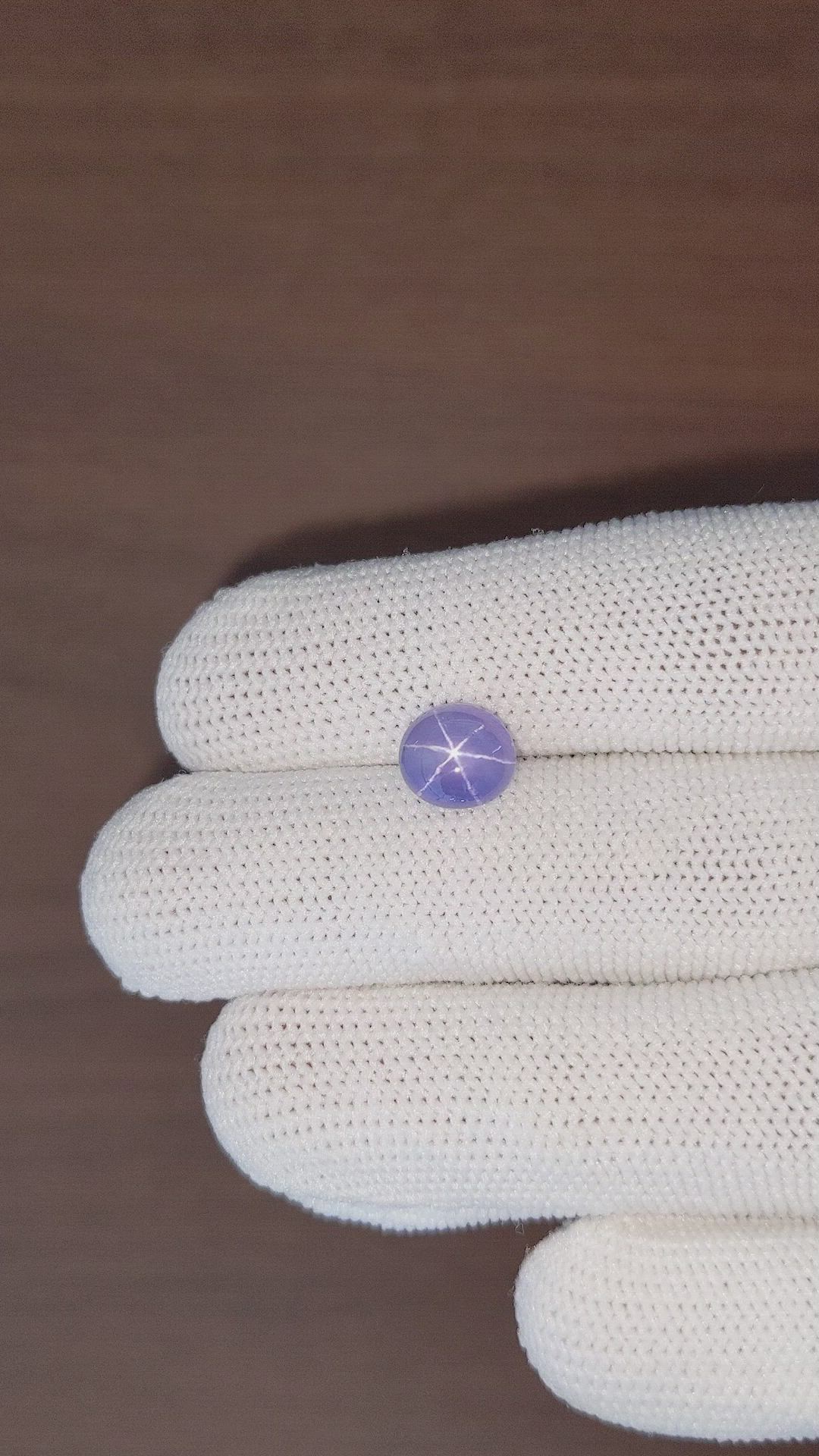4.44 Ct. Blue Star Sapphire from Ceylon (Sri Lanka) Size Video