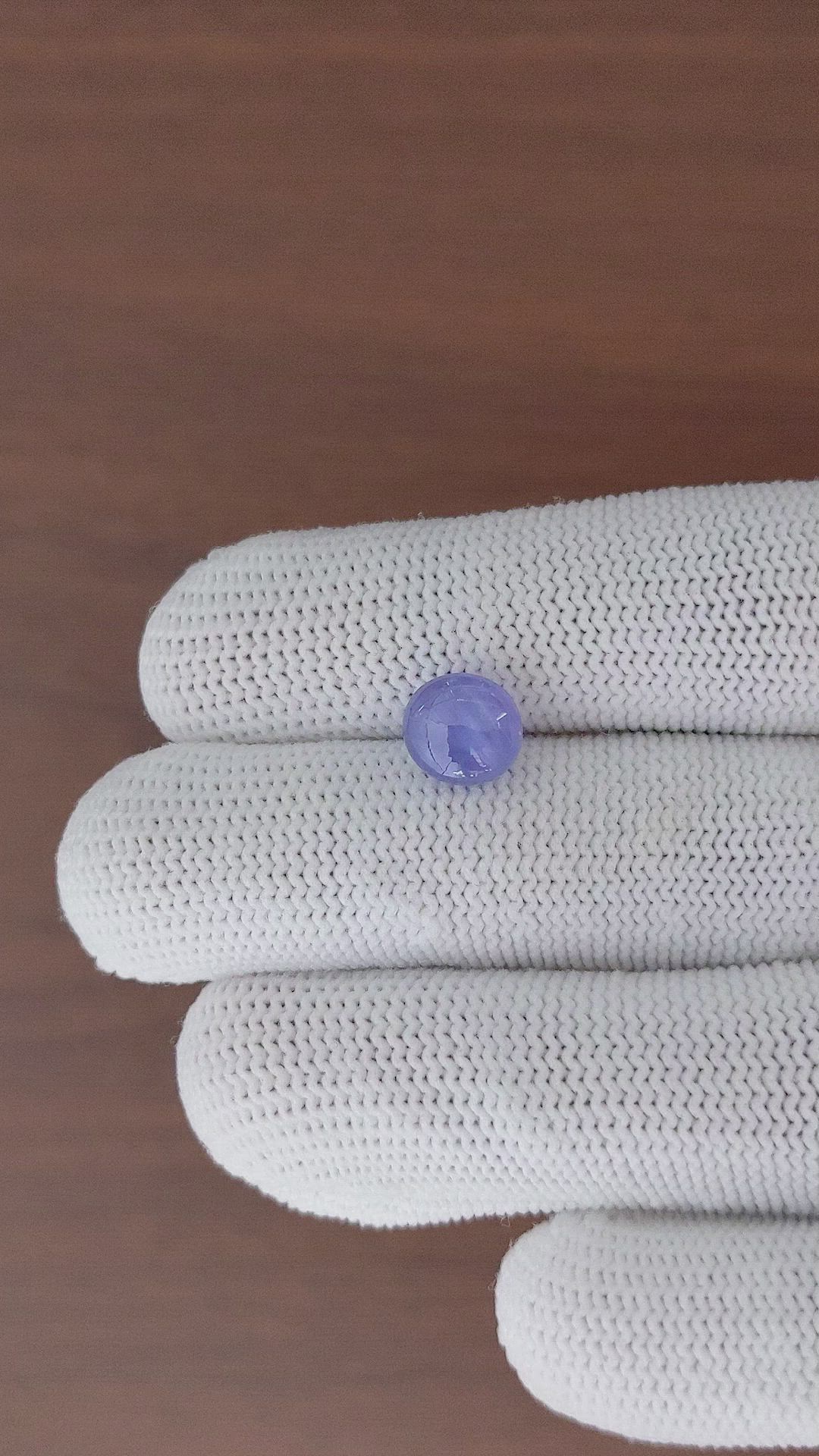 4.44 Ct. Blue Star Sapphire from Ceylon (Sri Lanka) Size Video