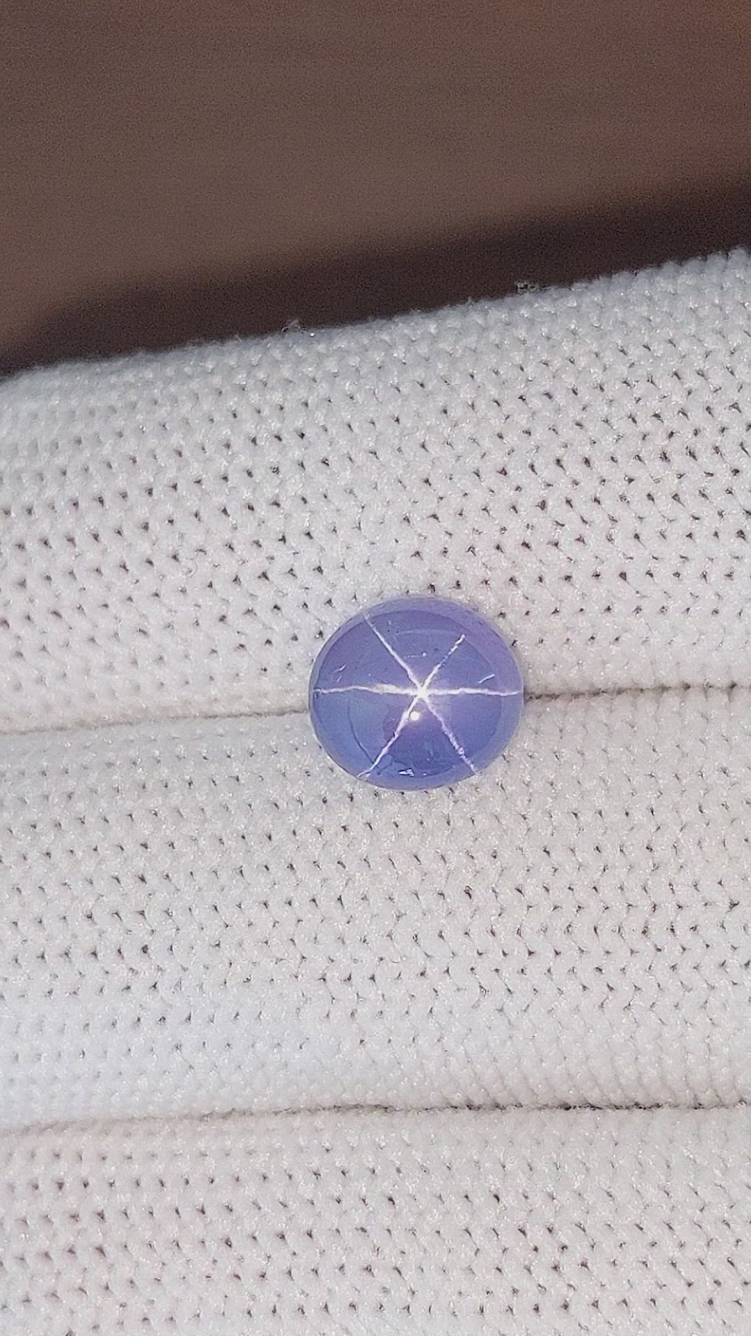 4.44 Ct. Blue Star Sapphire from Ceylon (Sri Lanka) Size Video