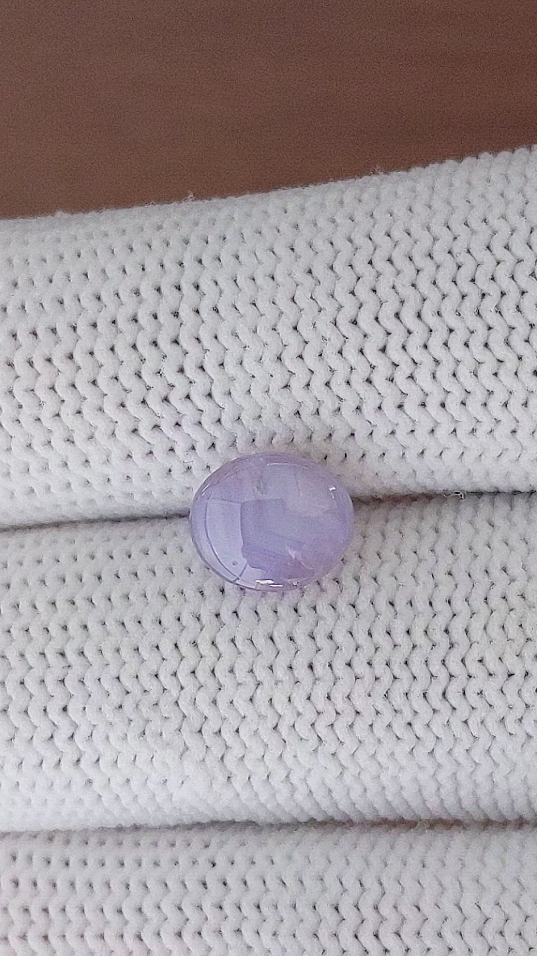 2.96 Ct. Violet Star Sapphire from Ceylon (Sri Lanka) Size Video