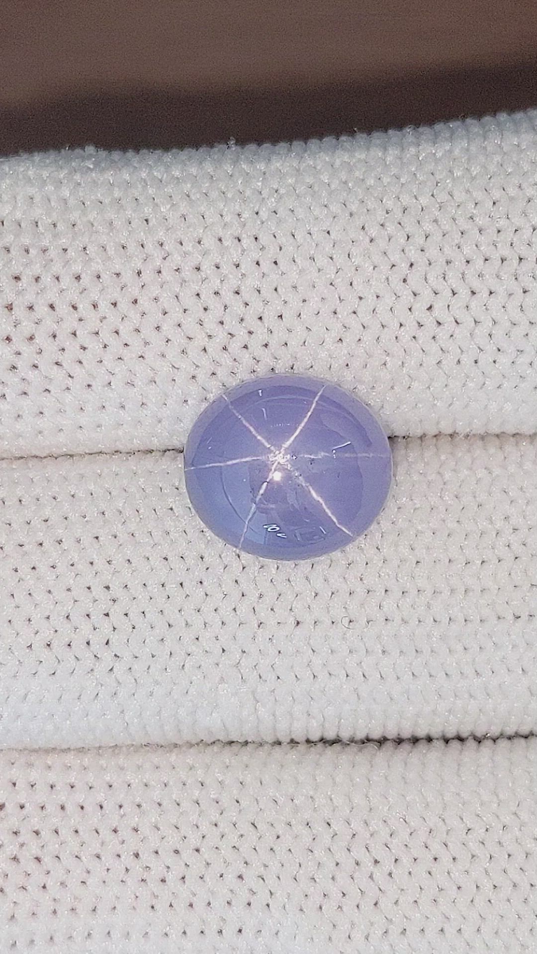 7.91 Ct. Blue Star Sapphire from Ceylon (Sri Lanka) Size Video