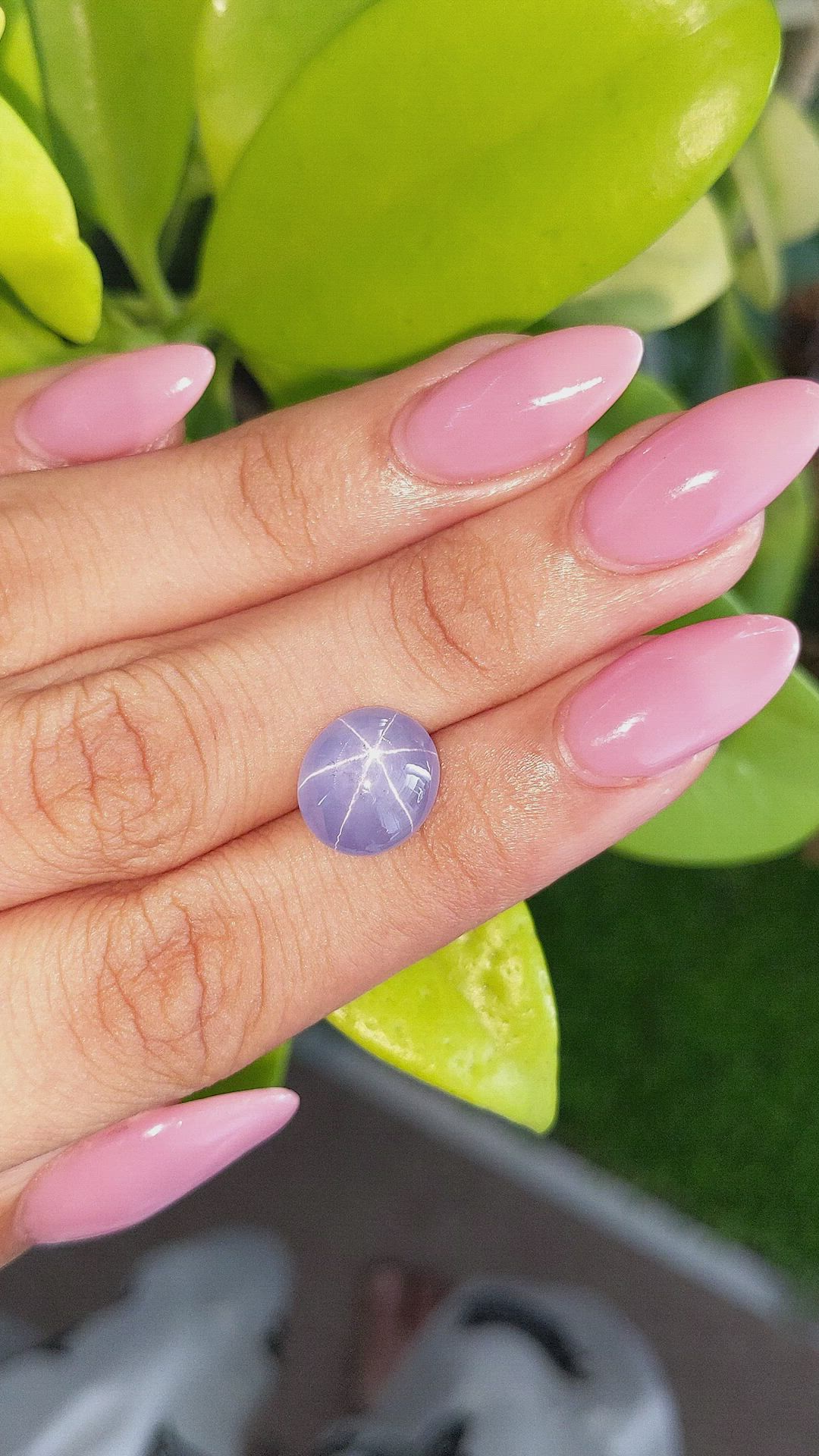 7.91 Ct. Blue Star Sapphire from Ceylon (Sri Lanka) Size Video