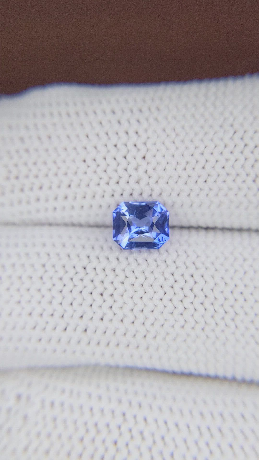 1.29 Ct. Blue Sapphire from Ceylon (Sri Lanka) Size Video