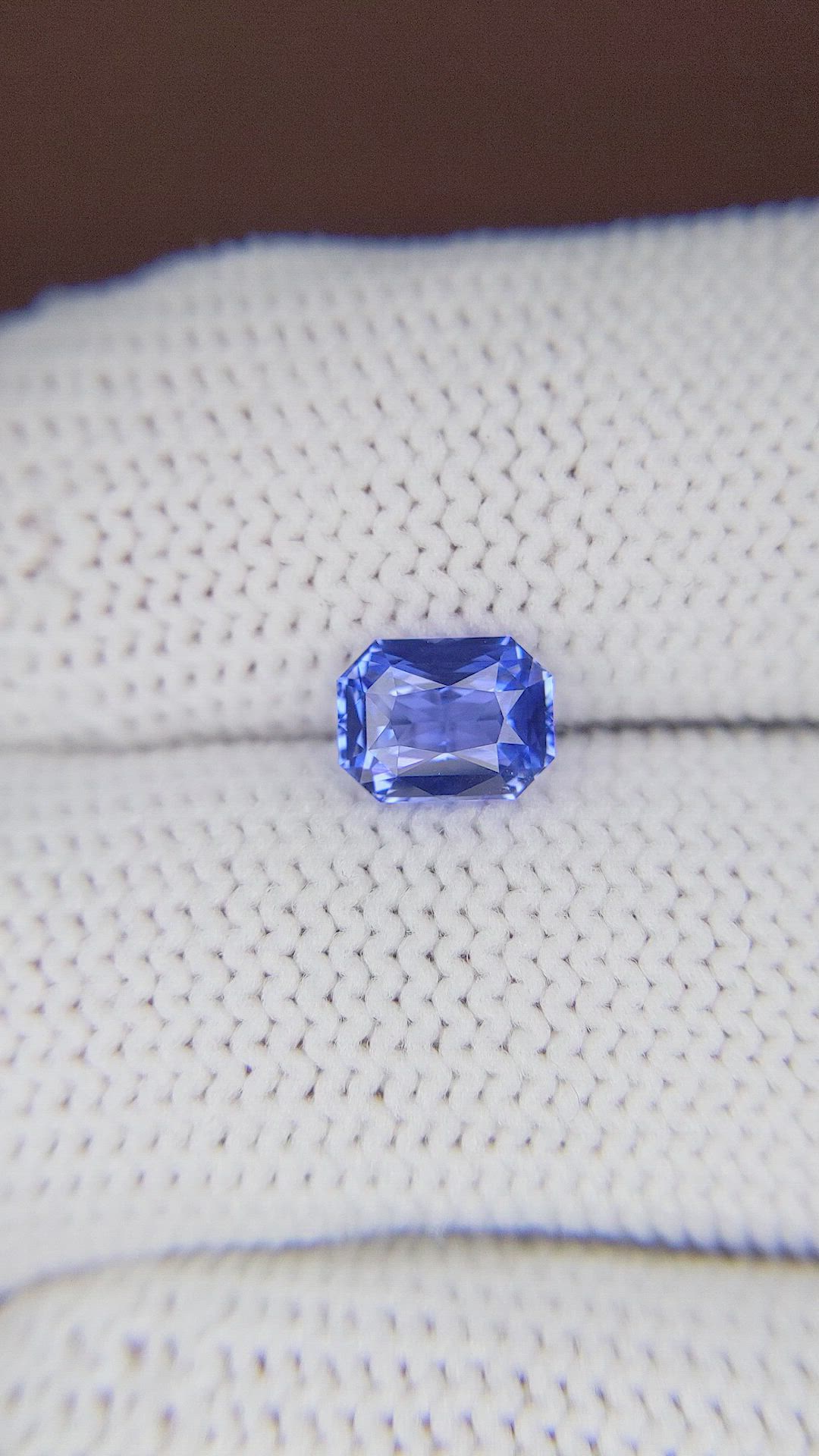 1.30 Ct. Blue Sapphire from Ceylon (Sri Lanka) Size Video