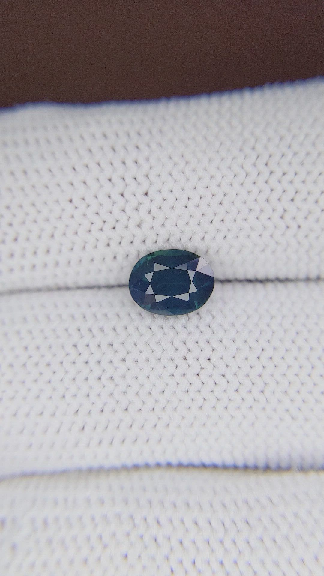 1.60 Ct. Bluish Green Sapphire from Madagascar Size Video