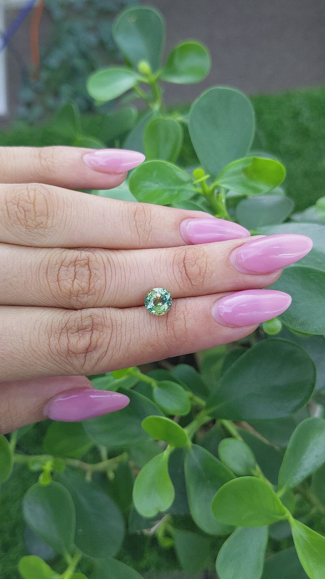 2.07 Ct. Bi Color Sapphire from Madagascar Size Video