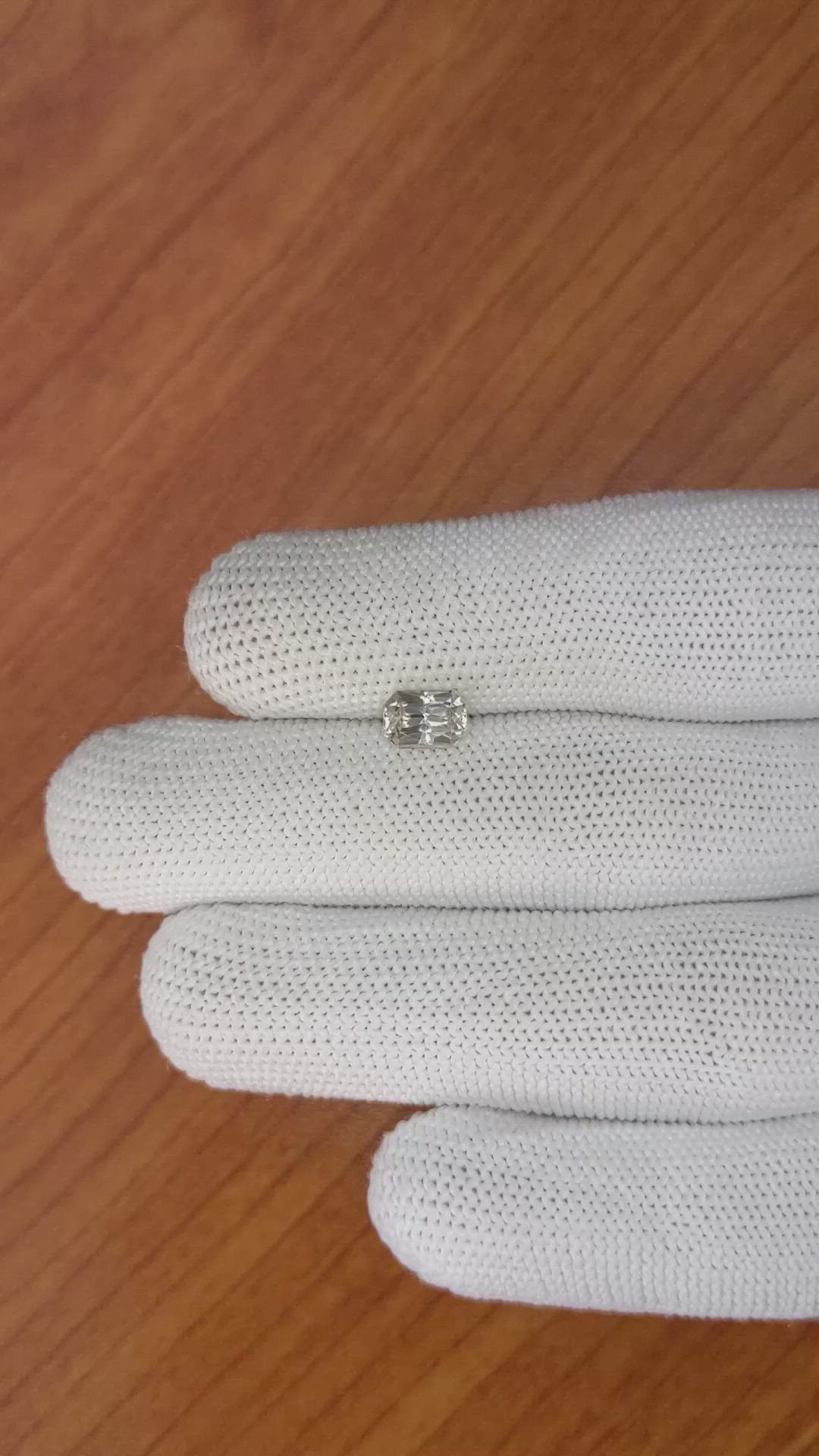 1.34 Ct. Peach Sapphire from Ceylon (Sri Lanka) Size Video