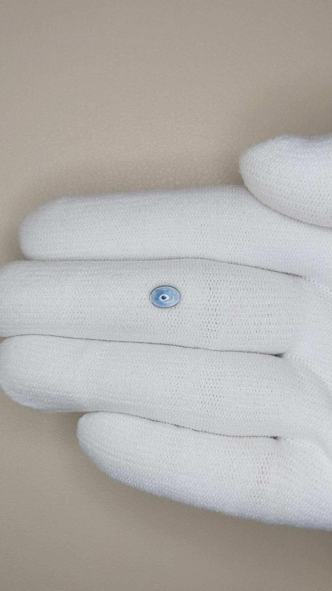 0.57 Ct. Blue Cabochon Sapphire from Montana Size Video