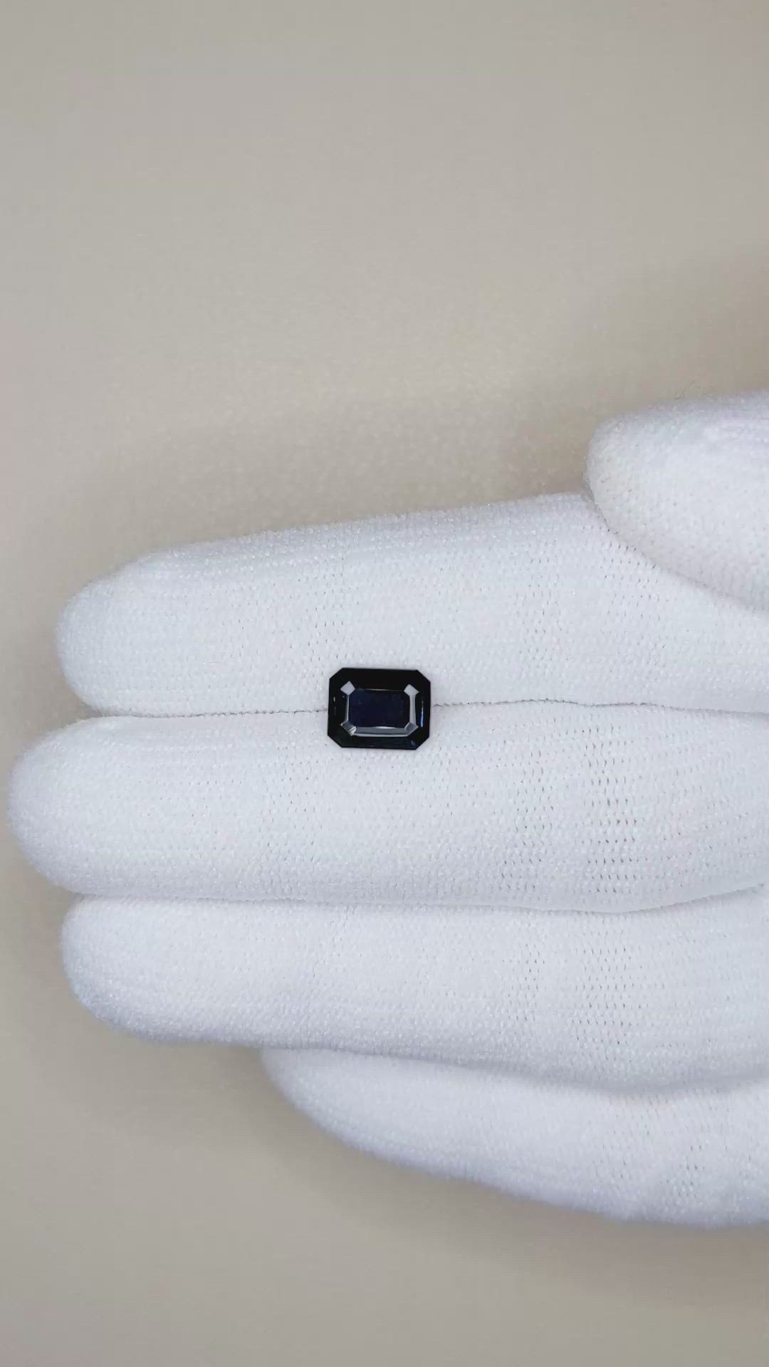 1.38 Ct. Blue Sapphire from Australia Size Video