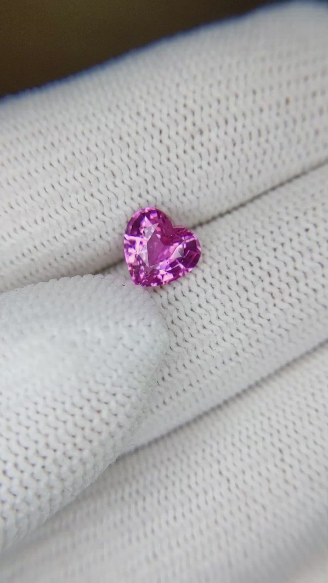 1.62 Ct. Pink Sapphire from Ceylon (Sri Lanka) Size Video