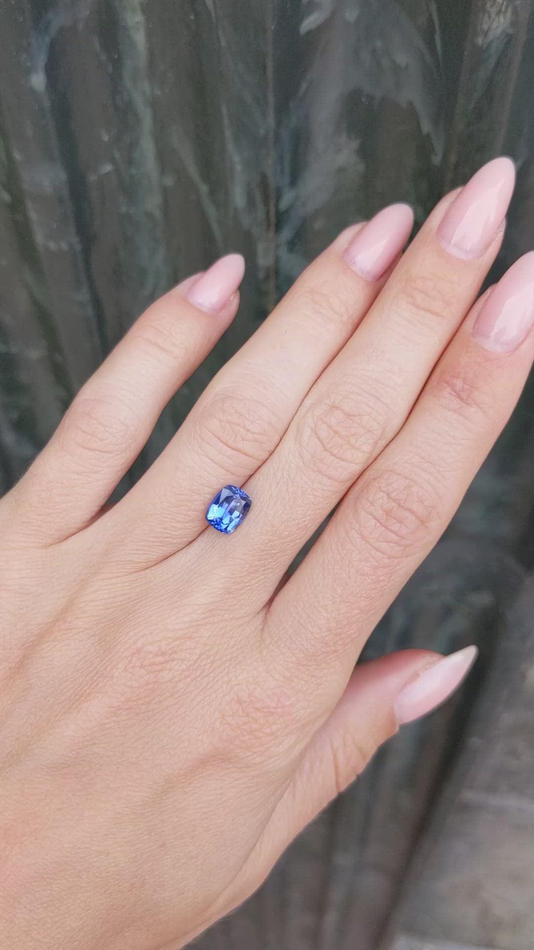1.68 Ct. Blue Sapphire from Ceylon (Sri Lanka) Size Video
