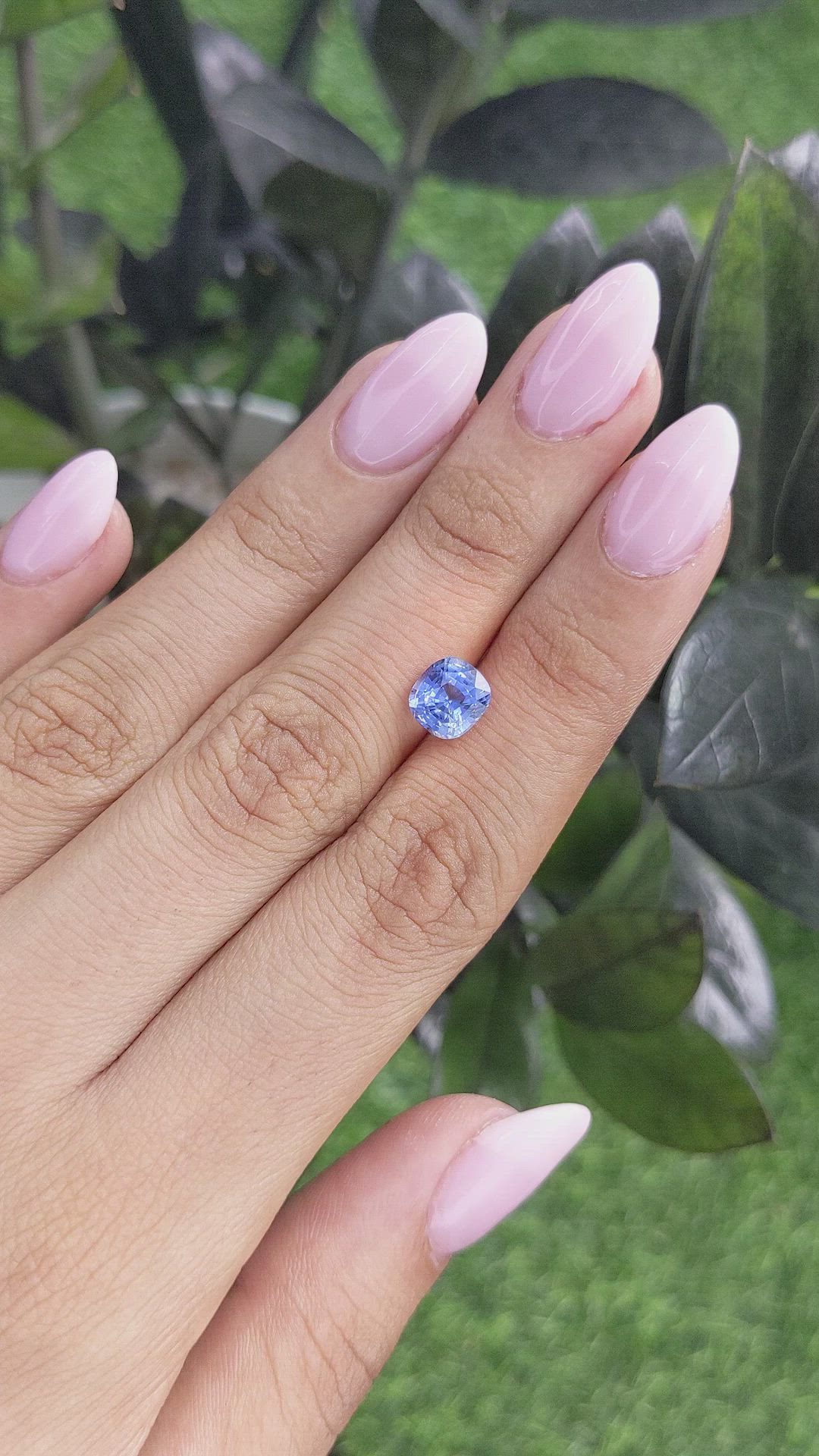 2.44 Ct. Blue Sapphire from Madagascar Size Video