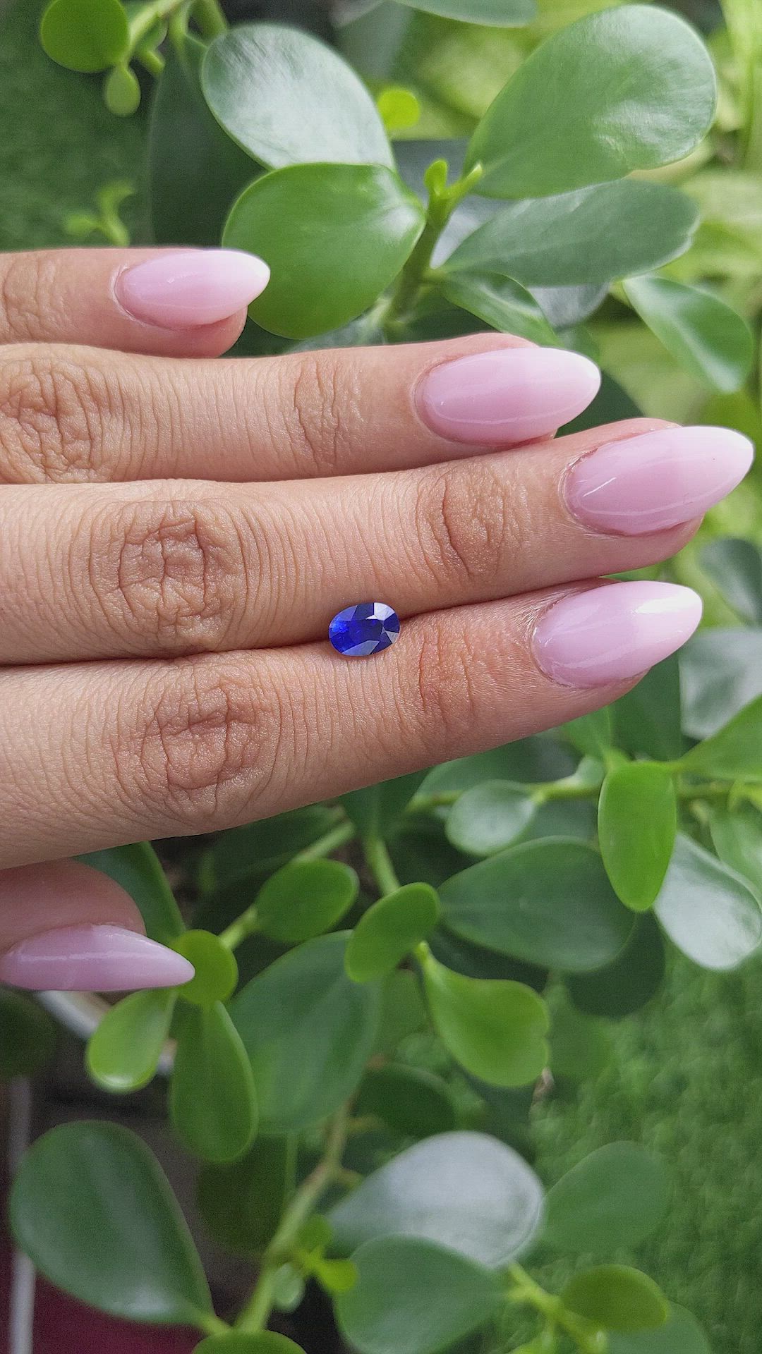 1.10 Ct. Blue Sapphire from Madagascar Size Video