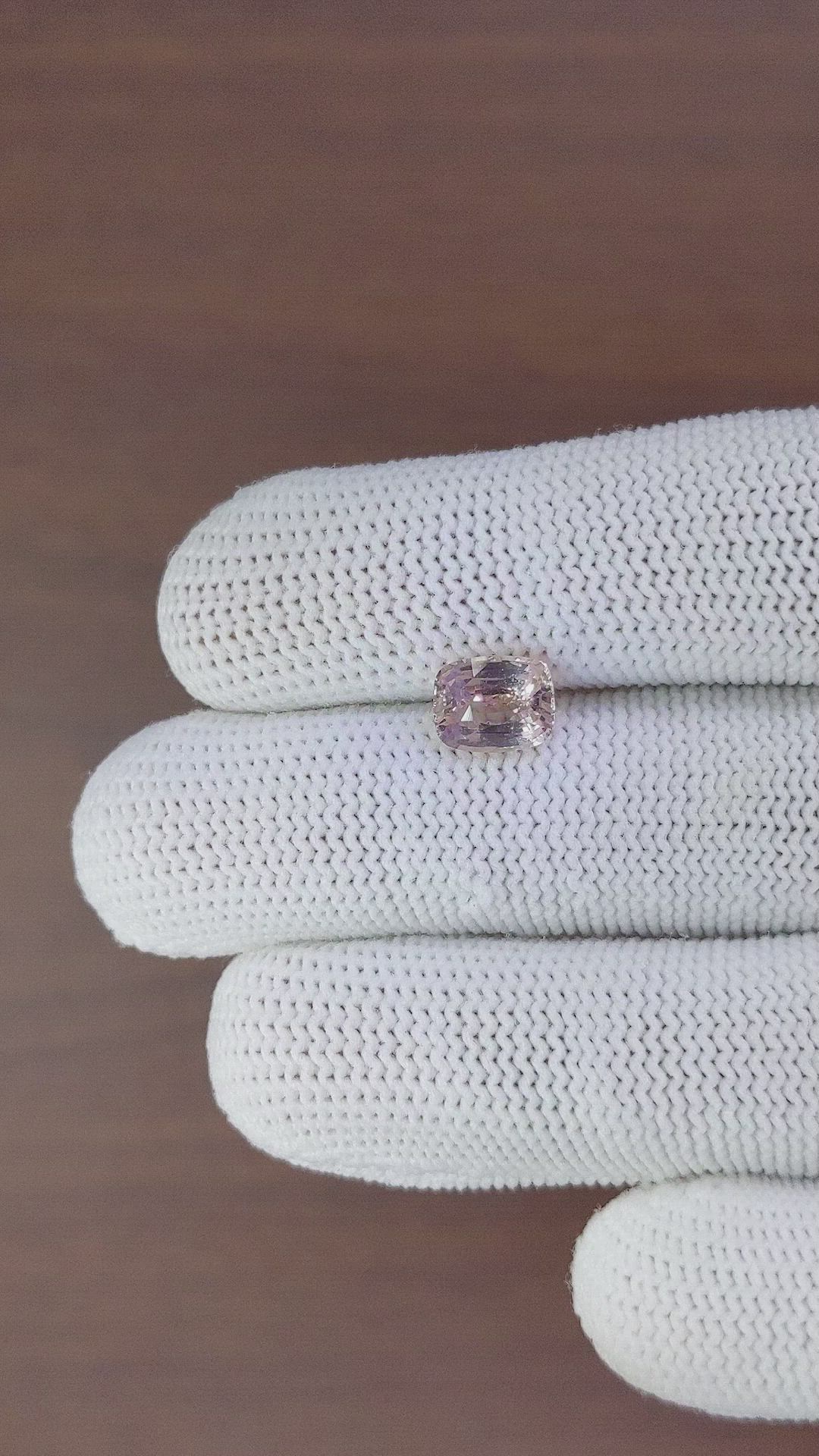 2.23 Ct. Peach Sapphire from Madagascar Size Video