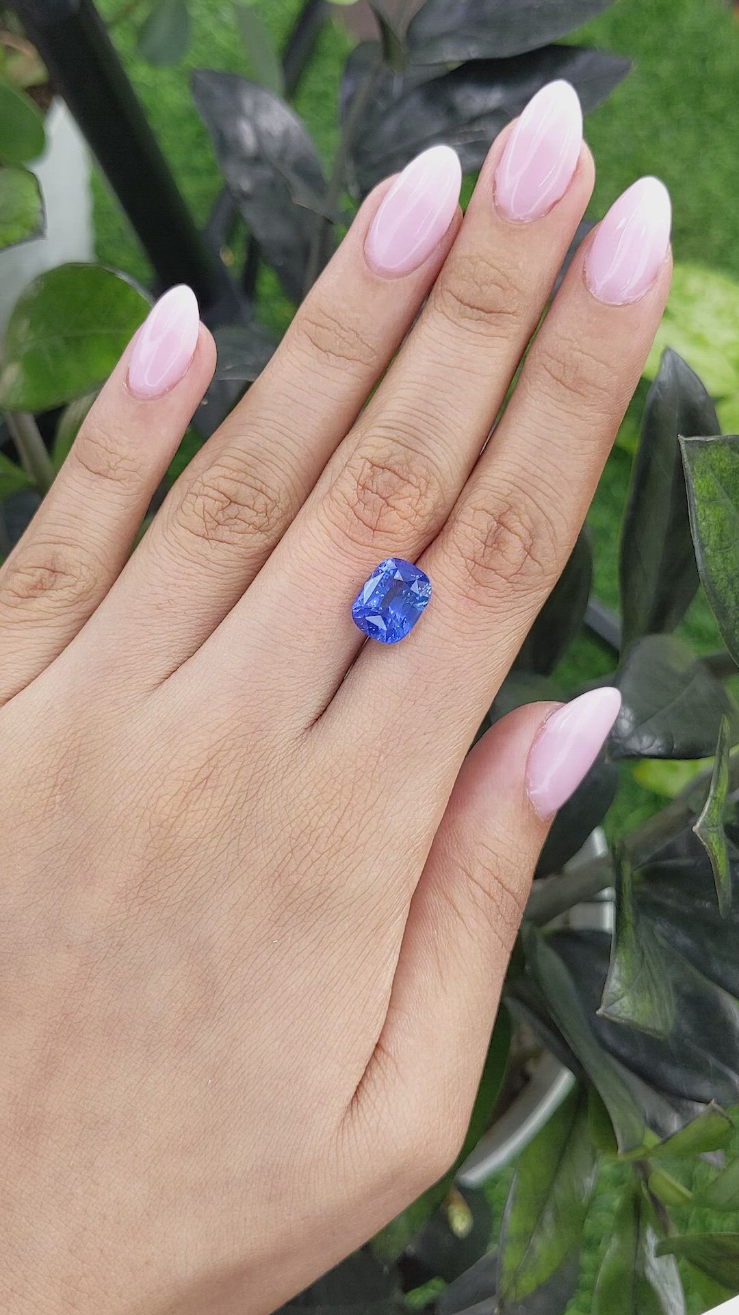 7.00 Ct. Blue Sapphire from Madagascar Size Video