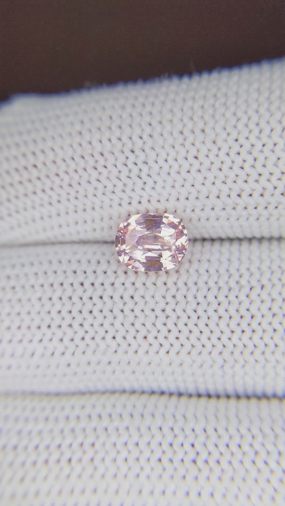 1.63 Ct. Pink Sapphire from Ceylon (Sri Lanka) Size Video