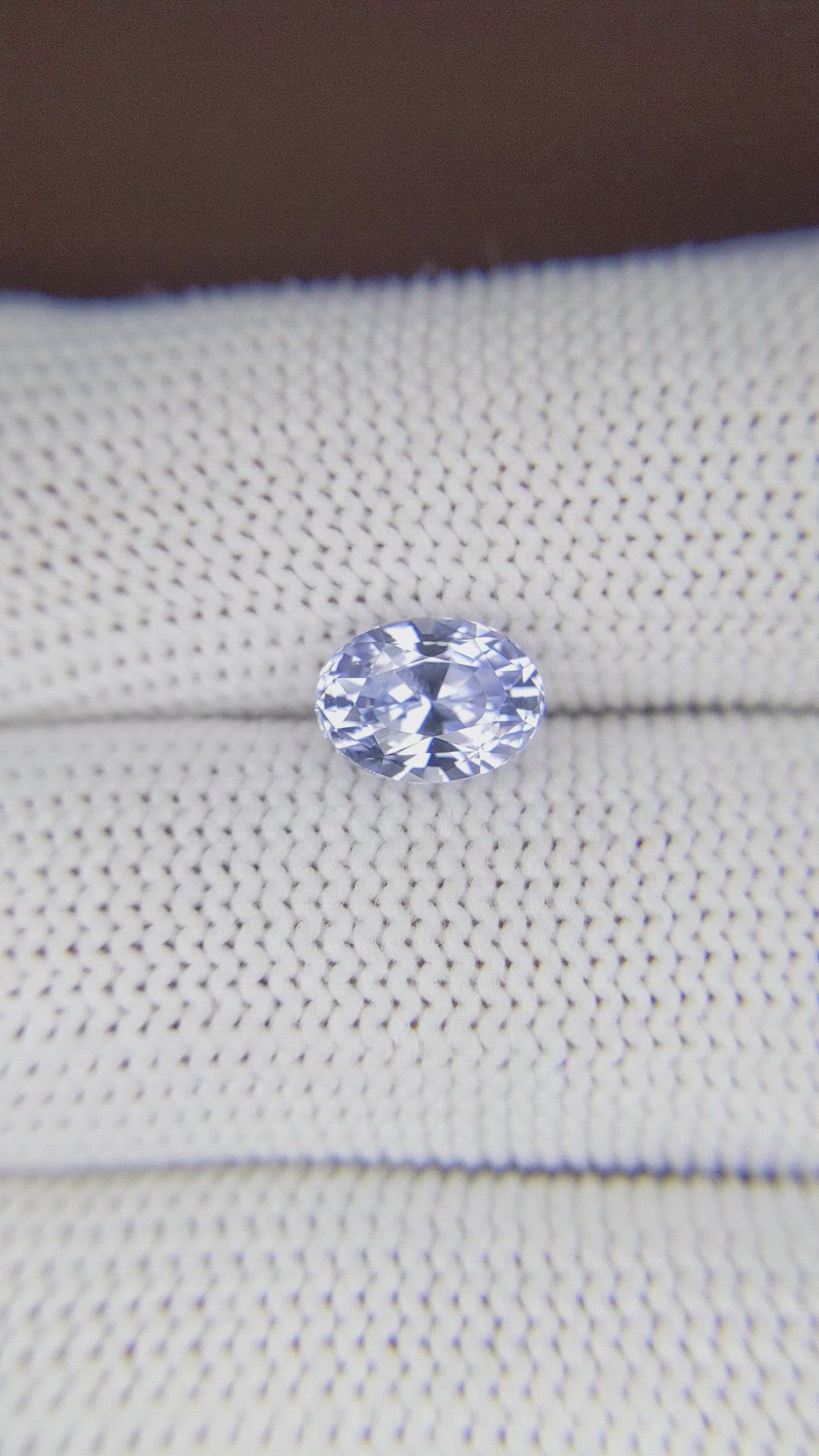 2.10 Ct. Blue Sapphire from Ceylon (Sri Lanka) Size Video
