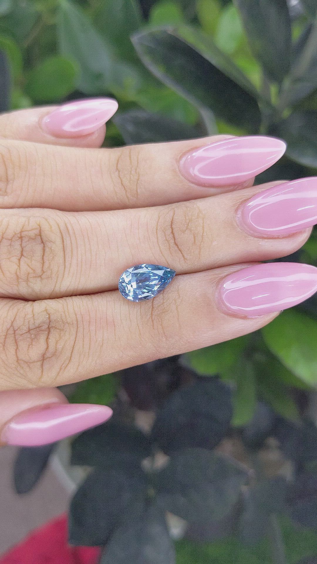 2.57 Ct. Blue Sapphire from Ceylon (Sri Lanka) Size Video