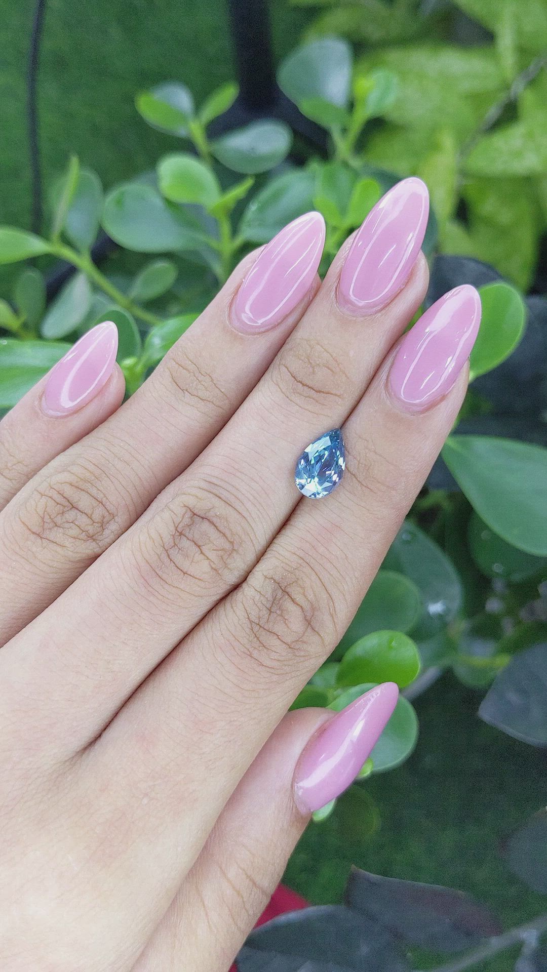 2.57 Ct. Blue Sapphire from Ceylon (Sri Lanka) Size Video