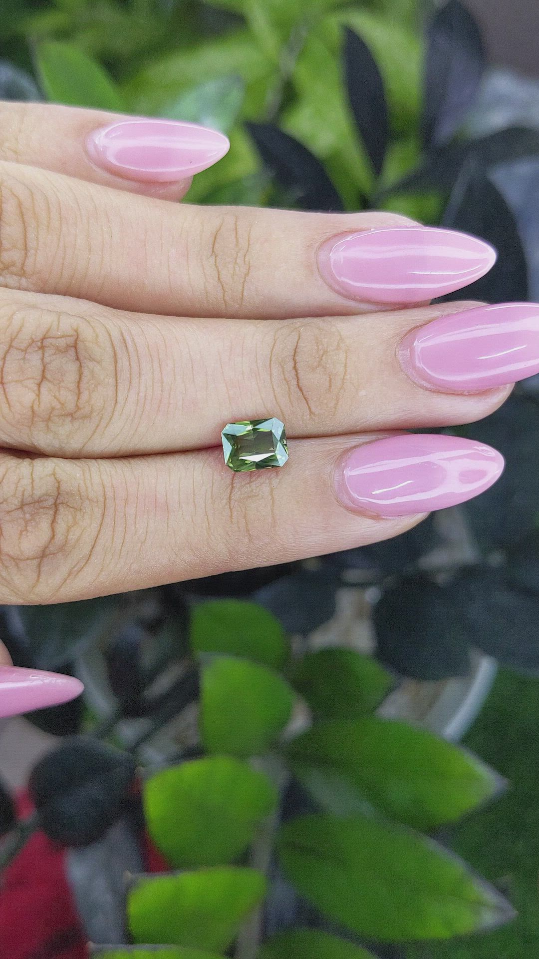 1.58 Ct. Yellowish Green Sapphire from Africa Size Video
