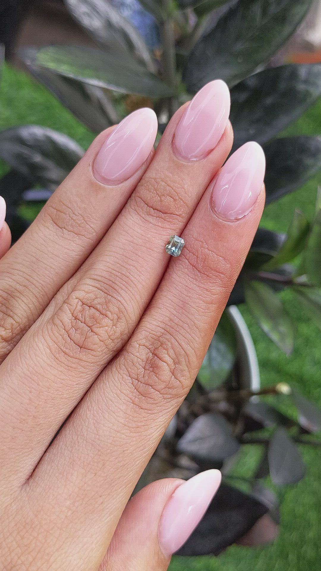 0.45 Ct. Bi Color Sapphire from Madagascar Size Video