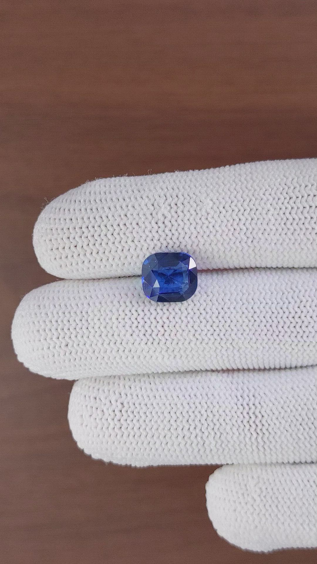 4.05 Ct. Blue Sapphire from Madagascar Size Video