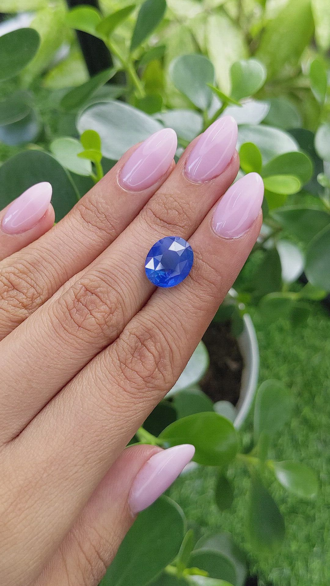 8.01 Ct. Blue Sapphire from Madagascar Size Video
