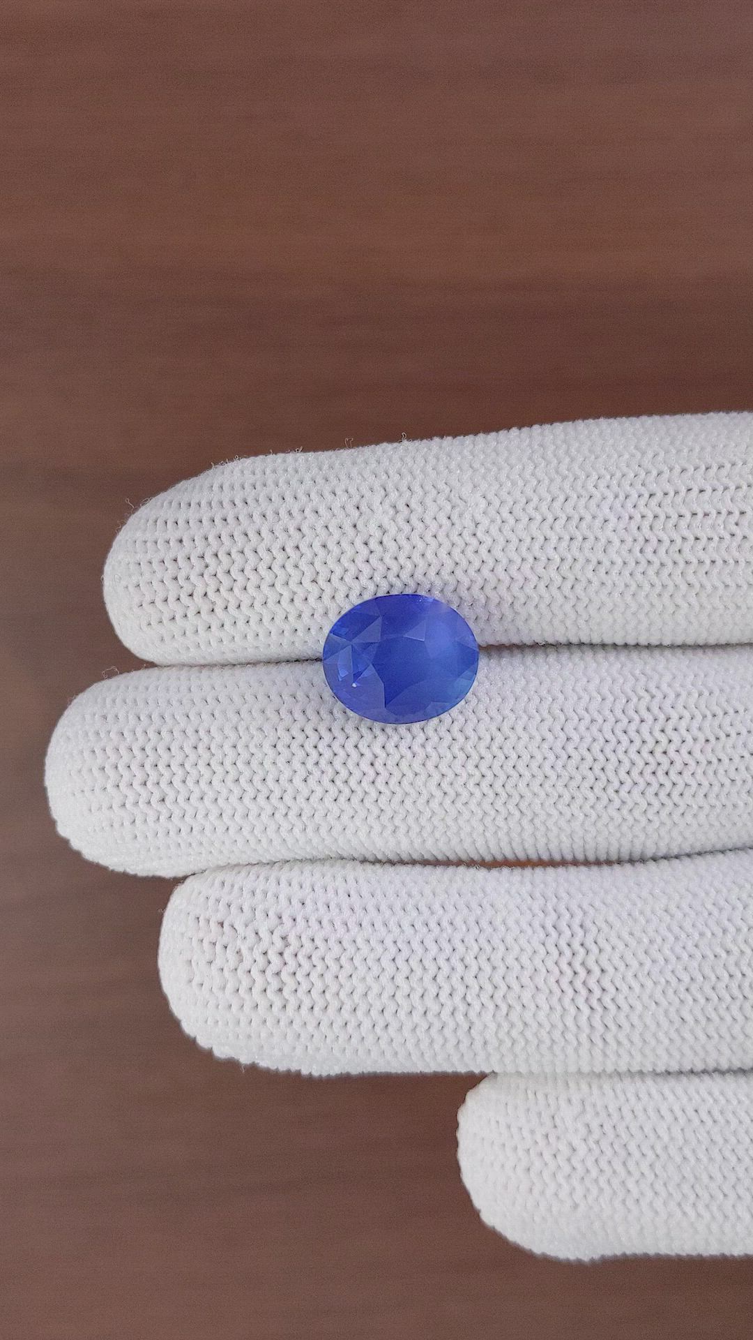 8.01 Ct. Blue Sapphire from Madagascar Size Video