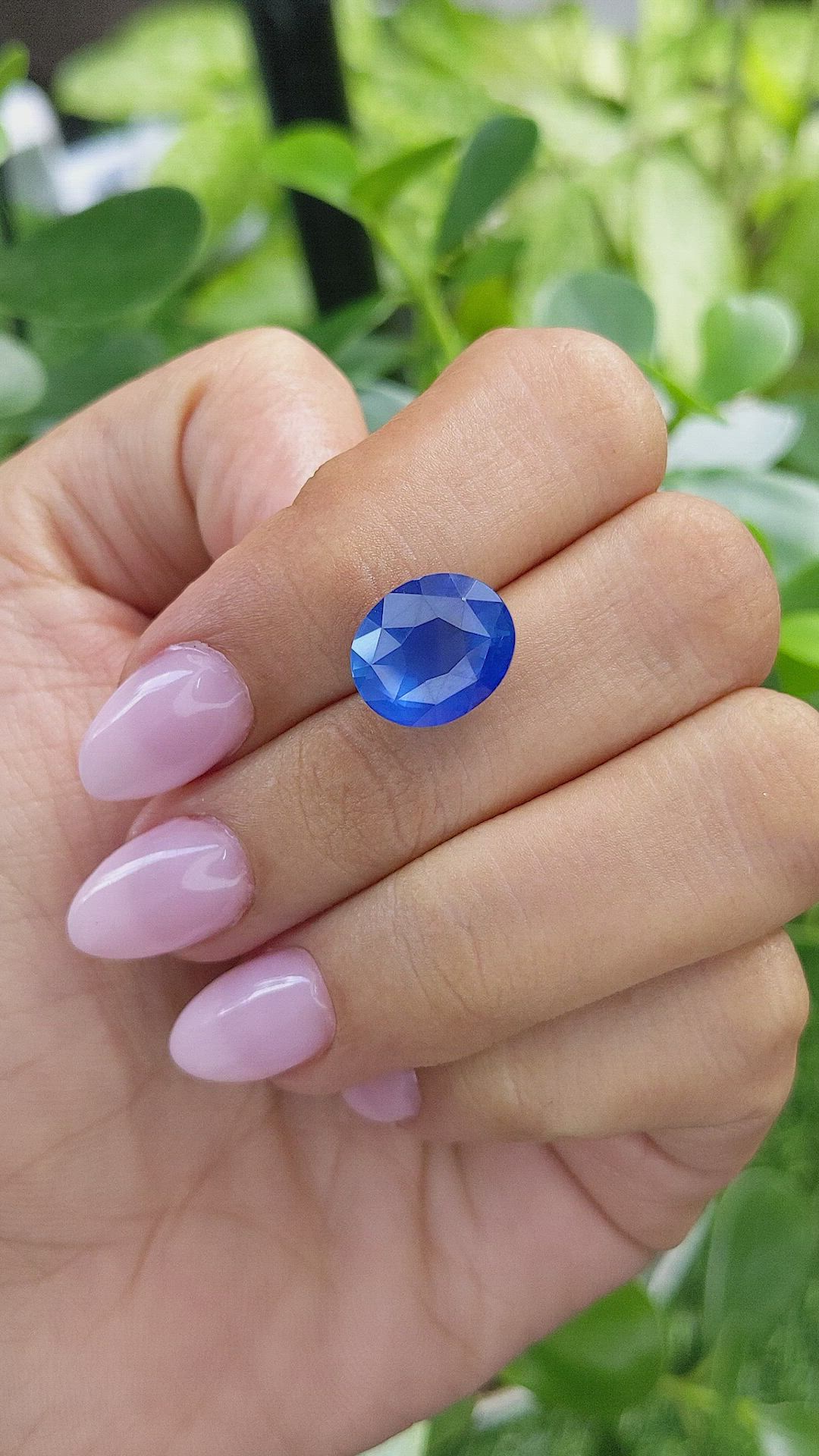 8.01 Ct. Blue Sapphire from Madagascar Size Video