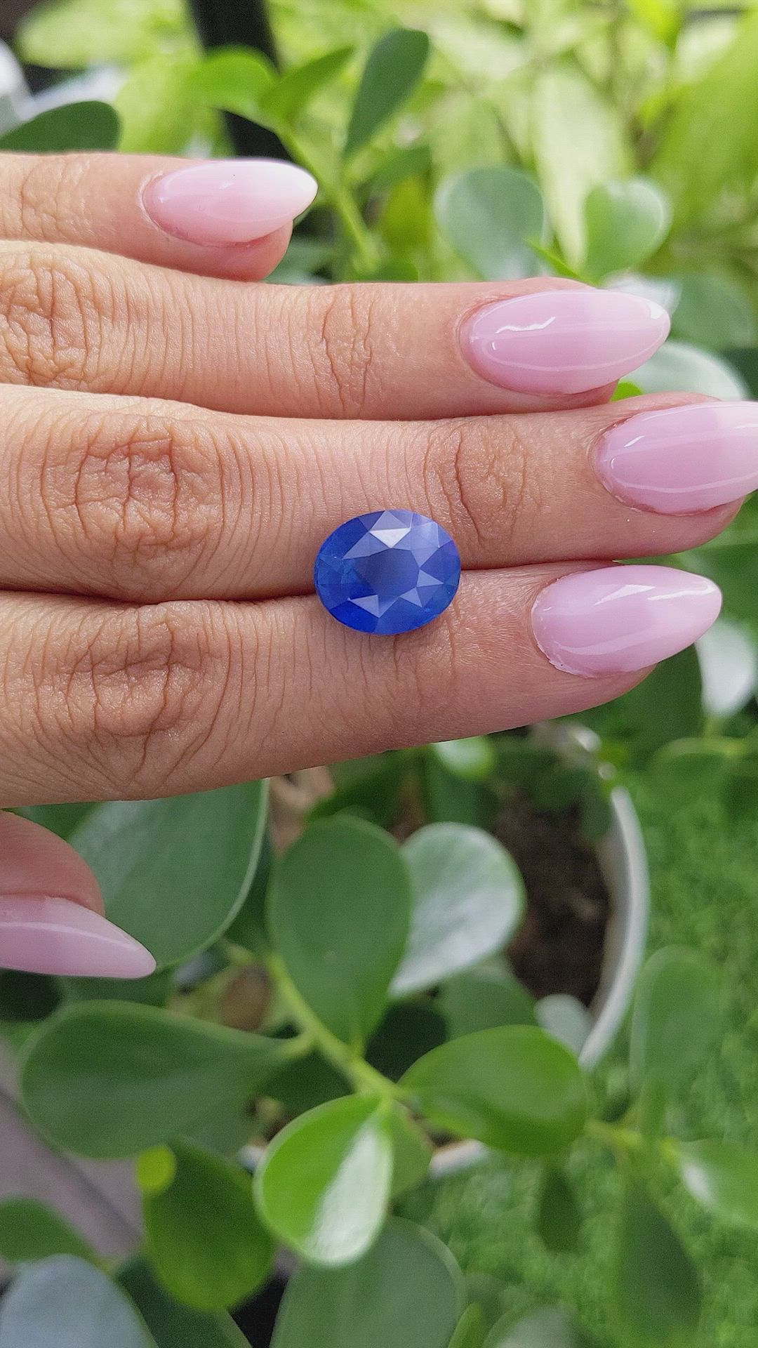 8.01 Ct. Blue Sapphire from Madagascar Size Video