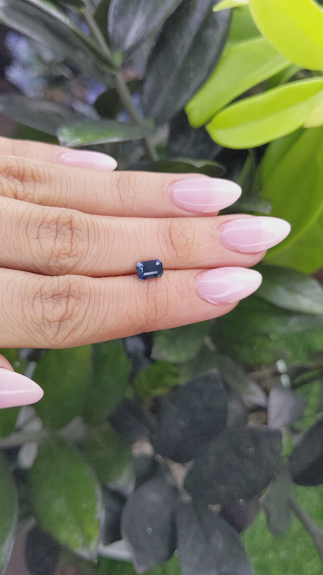 1.18 Ct. Blue Sapphire from Nigeria Size Video