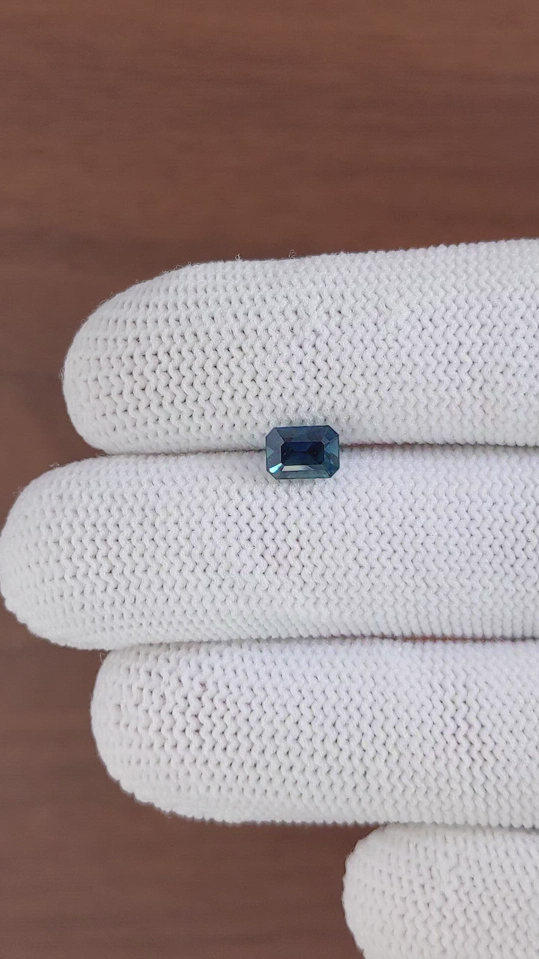 1.51 Ct. Greenish Blue Sapphire from Nigeria Size Video